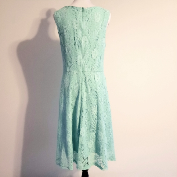Pastel Green Plus size Lace dress Size 3XL - Picture 2 of 14